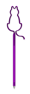 Cat With Tail - Purple