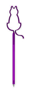 Cat With Tail - Purple