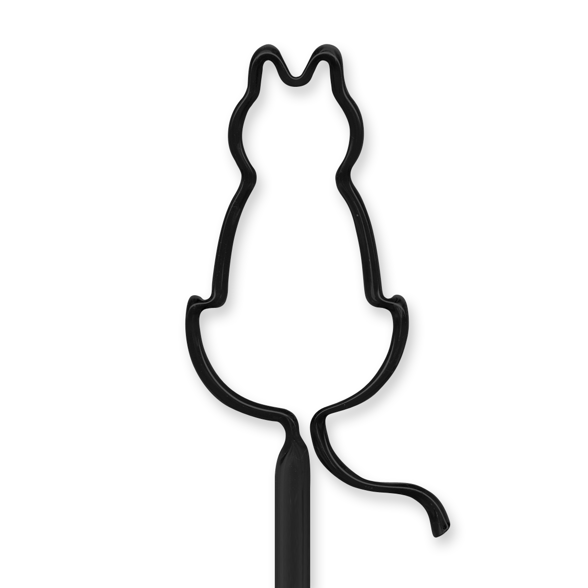 Cat With Tail - Black